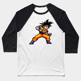 Goku Pixels Baseball T-Shirt